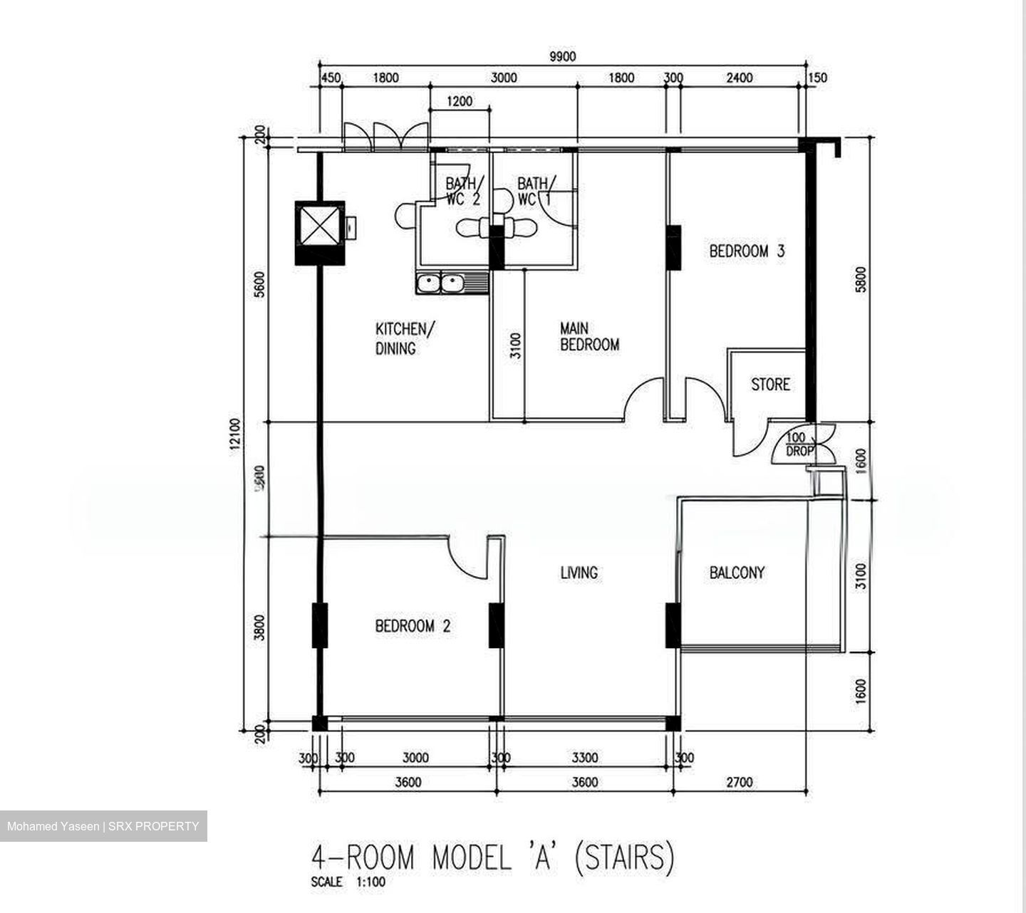 Blk 535 Hougang Street 52 (Hougang), HDB 4 Rooms #622184711